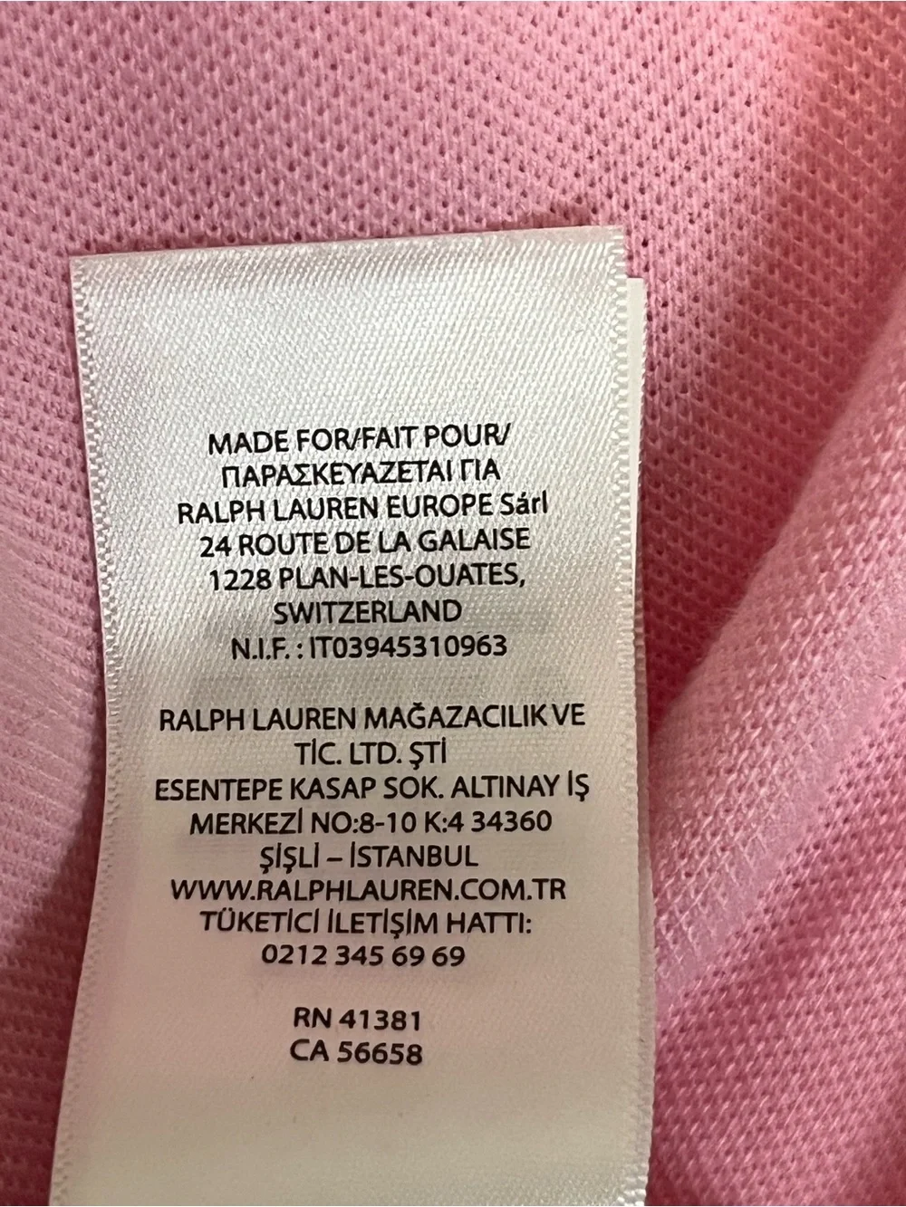 POLO RALPH‎ LAUREN Kids' Big Pony Polo Shirt Pink